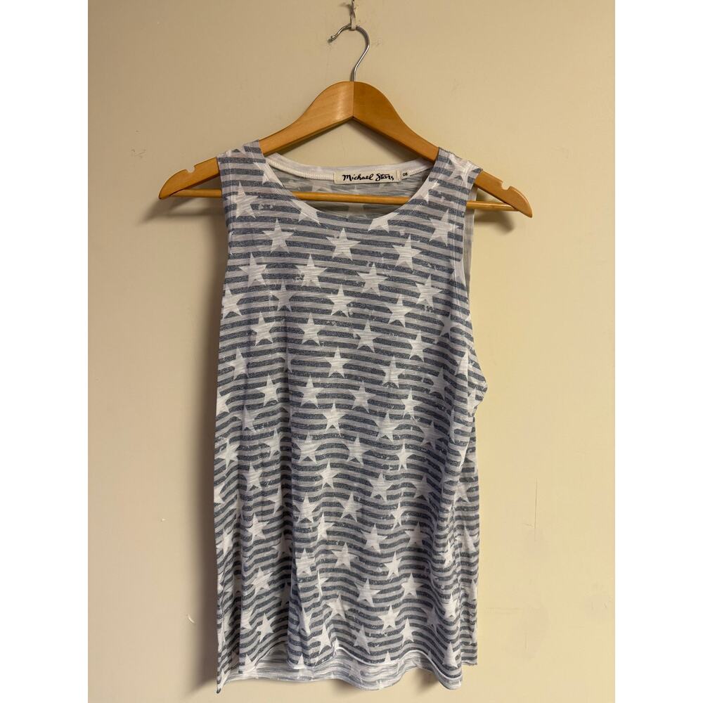 Michael Stars Americana Stars & Stripes Tank Top